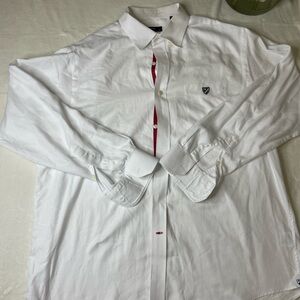 Daniel Cremieux White Shirt with Red Details